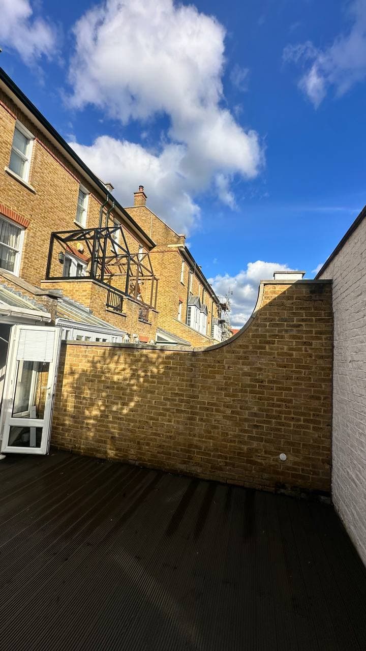 Roof terrace nearing completion