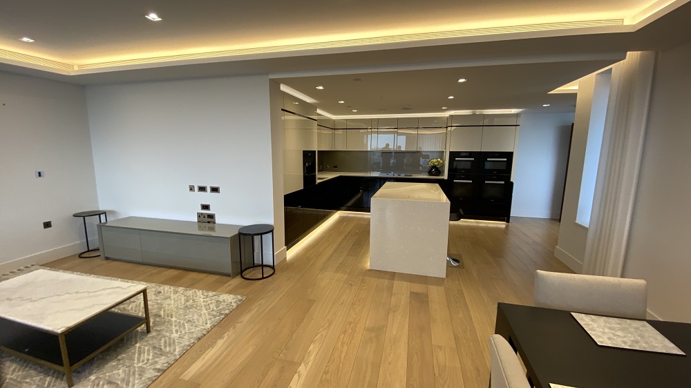 Electrical renovation and rewiring project in Chelsea London